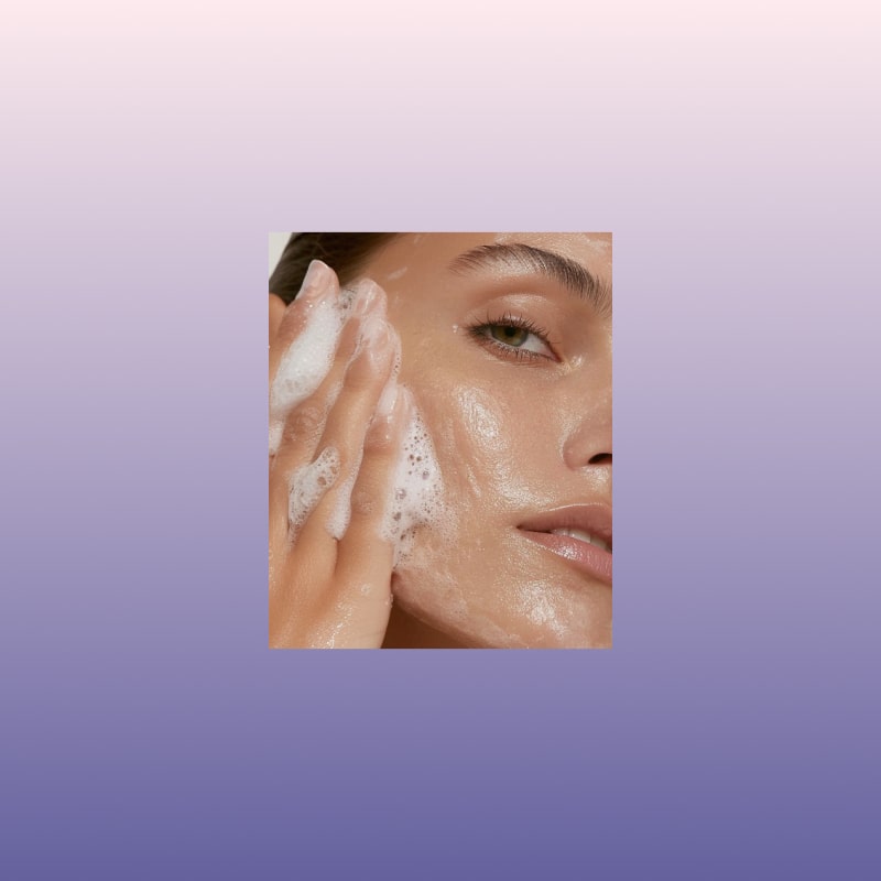 Reinigender Schaum mit fermentiertem Reiswasser